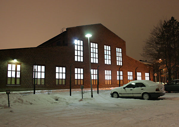 Wanha villatehdasta Port Artturin puolelta